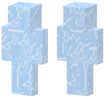 Frozen Skeleton In Ice Minecraft Bedrock skin
