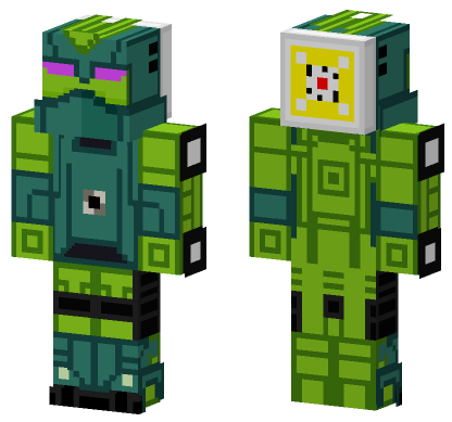 Fugitive Wasp Robot Minecraft Bedrock skin