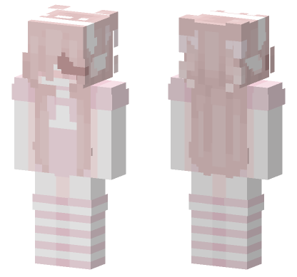 Full Pink Girl Minecraft Bedrock skin