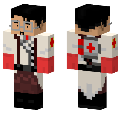 Funni Medic Minecraft Bedrock skin