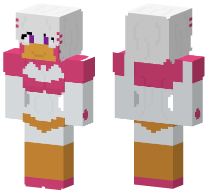 Funtime Chica Fnia Minecraft Bedrock skin