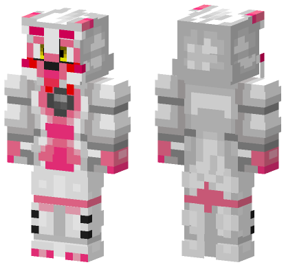 Funtime Foxy Minecraft Bedrock skin