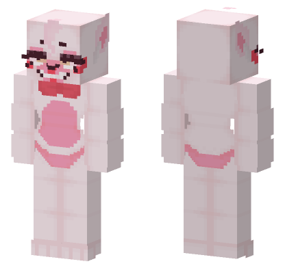 Funtime Foxy Skin Minecraft Bedrock skin