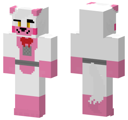 Funtime Foxy Skin Minecraft Bedrock skin