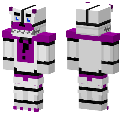 Funtime Freddy FNAF Sister Location Minecraft Bedrock skin