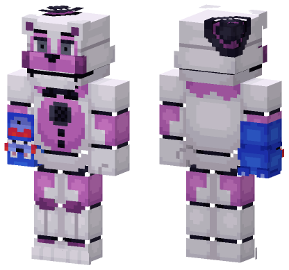 Funtime Freddy Sister Location Minecraft Bedrock skin