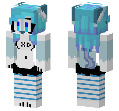 Furry 2018 Outfit Minecraft Bedrock skin