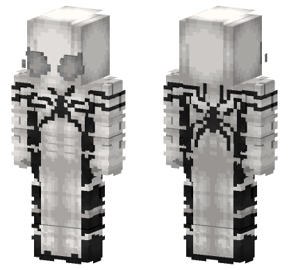 Future Foundation Spider-Man PS4 Minecraft Bedrock skin