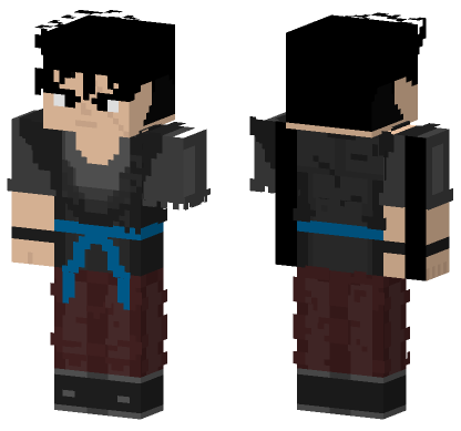 Future Gohan DBZ Minecraft Bedrock skin