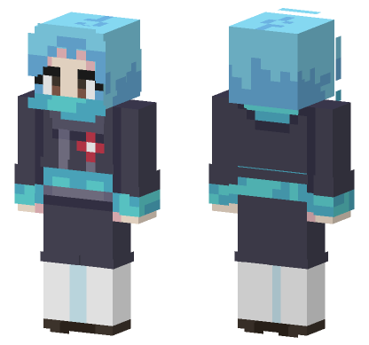 Fuuka Yamagishi Minecraft Bedrock skin