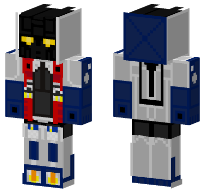 G1 Toy Starscream Minecraft Bedrock skin