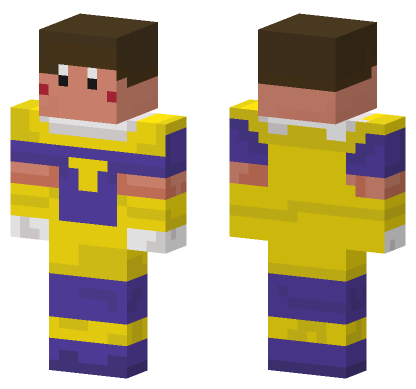 Galatichero Yellow And Purple Minecraft Bedrock skin