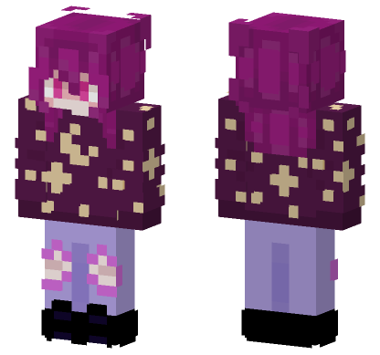 Galaxy From Skindex Minecraft Bedrock skin