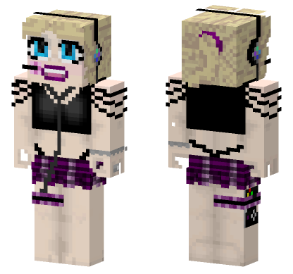 Gamer Girl Laurenthebrave Minecraft Bedrock skin