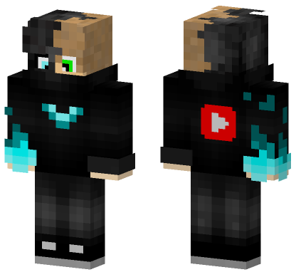Gaming Glacier Skin Minecraft Bedrock skin