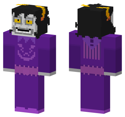 Gamzee 2 Minecraft Bedrock skin
