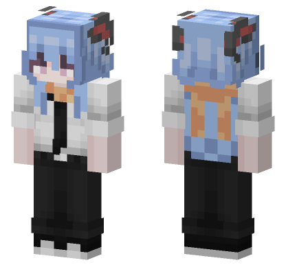 Ganyu Minecraft Bedrock skin