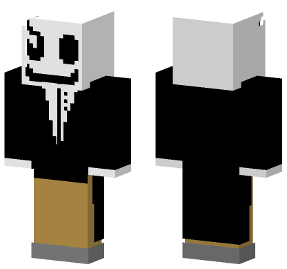 Gaster HD Minecraft Bedrock skin