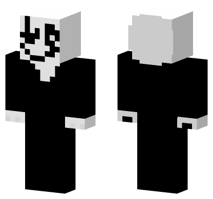Gaster Skin Minecraft Bedrock skin