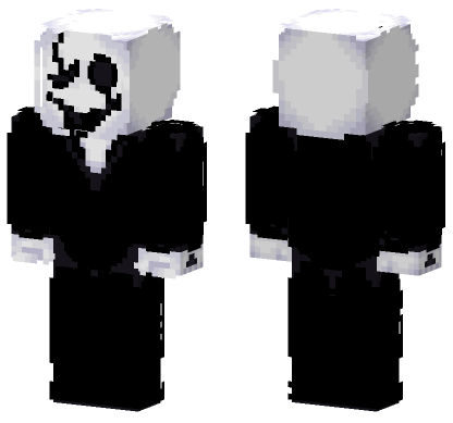 Gaster Undertale Minecraft Bedrock skin
