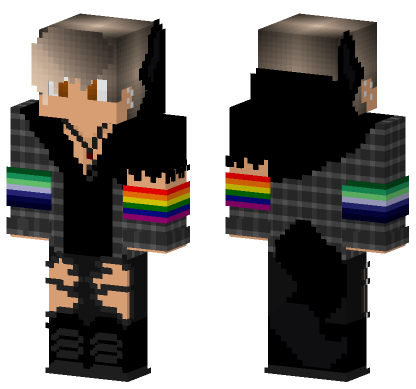 Gay Wolf Boy Minecraft Bedrock skin
