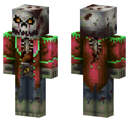 General Skull Minecraft Bedrock skin