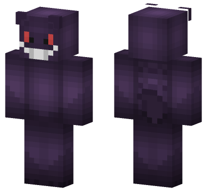 Gengar Skin Minecraft Bedrock skin