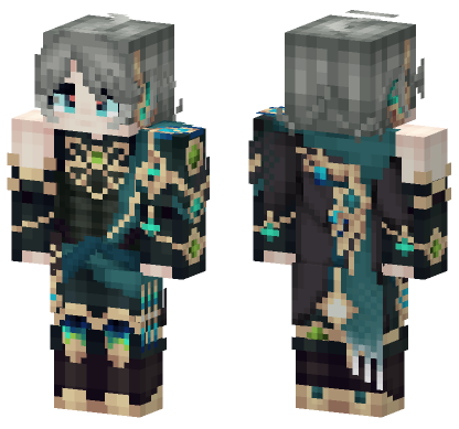 Genshin Impact Al Haitham Minecraft Bedrock skin