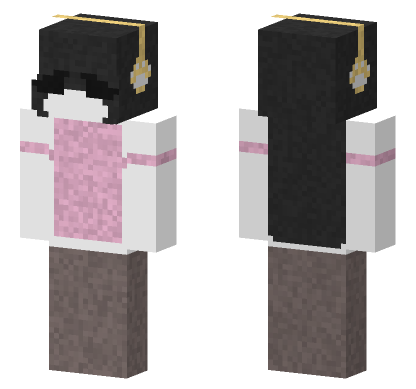 Gentleman With Mustache Minecraft Bedrock skin