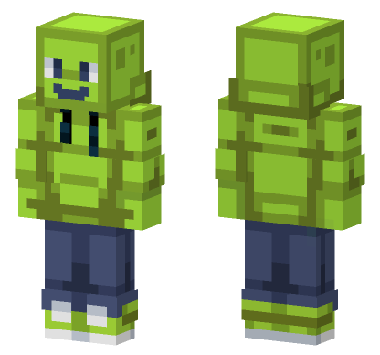 Geometry Dash Casual Minecraft Bedrock skin