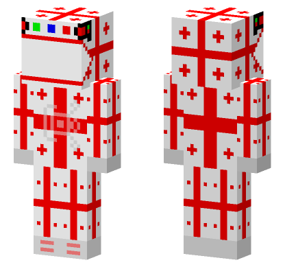 Georgian Spacesuit Pajamas Minecraft Bedrock skin