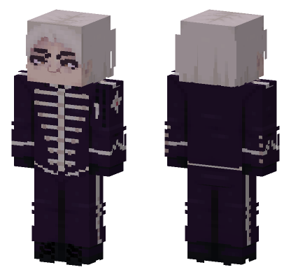 Gerard Way Black Parade Minecraft Bedrock skin