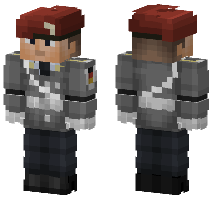 German Army Dress Uni V2 Minecraft Bedrock skin