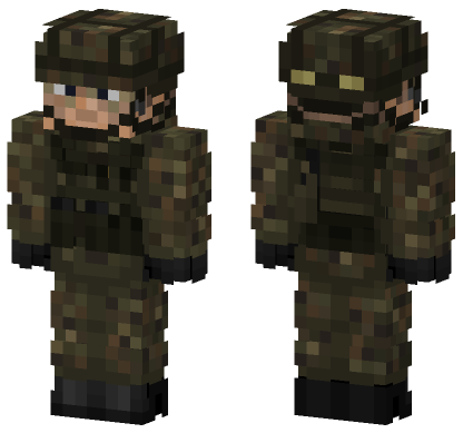 German Army Soldier V2 Minecraft Bedrock skin