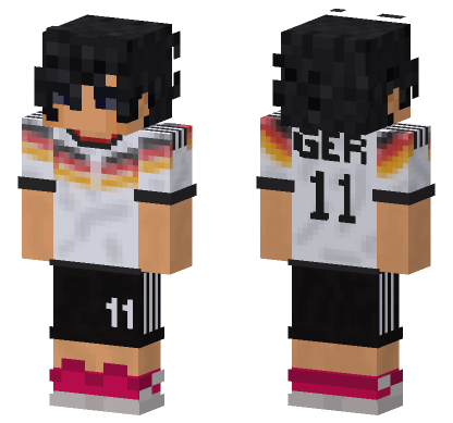 Germany Worldcup Kit Minecraft Bedrock skin