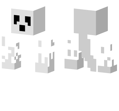 Ghost Bedrock Skin Minecraft Bedrock skin