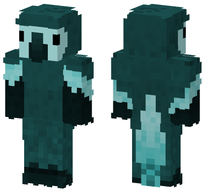 Ghost Parrot Minecraft Bedrock skin