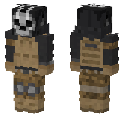 Ghost Tactical Gear Minecraft Bedrock skin