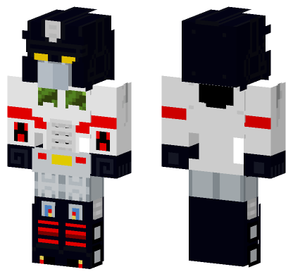 Ghostbusters Optimus Prime Minecraft Bedrock skin