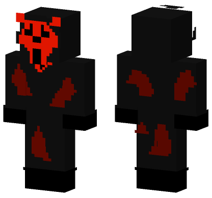 Ghostface Devil Scream Minecraft Bedrock skin