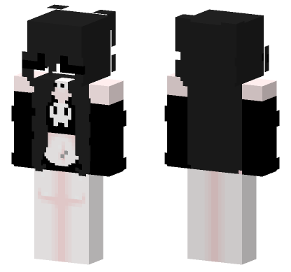 Ghostly Figure Outfit Minecraft Bedrock skin