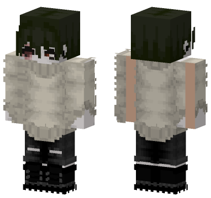 Ghostly Sweater Minecraft Bedrock skin