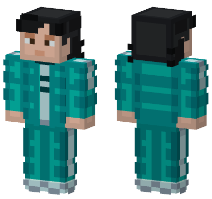 Gi Hun Squid Game Minecraft Bedrock skin