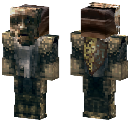 Giant Dad Dark Souls Minecraft Bedrock skin