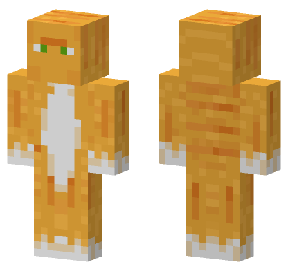 Ginger Cat Minecraft Bedrock skin