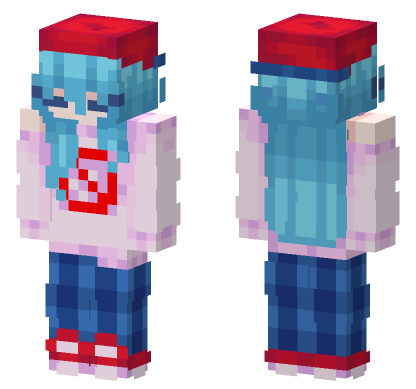 Girl 5 Minecraft Bedrock skin