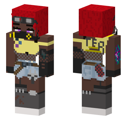Girl Apocalypse Minecraft Bedrock skin