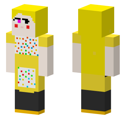 Girl Based On Friend Drawing Minecraft Bedrock skin