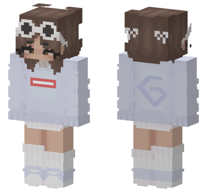 Girl George Not Found Minecraft Bedrock skin