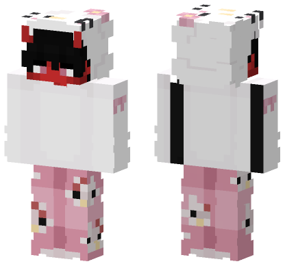 Girl3 Pink Outfit Minecraft Bedrock skin